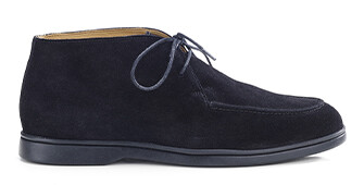Black Suede men's casual chukka - SERENOA
