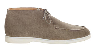 Khaki Suede men's casual chukka - SERENOA