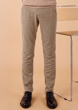 Men's Chino Trousers – Heather Beige - NEIL