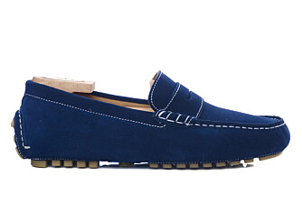 Indigo Suede Men's Driving Moccasins - FERGUSON