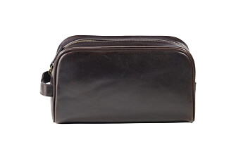 Dark Chocolate leather Travel kit