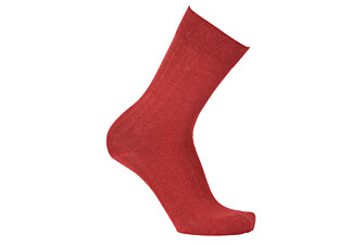 Men's Red Melange Thin Cotton Socks