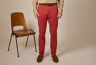 Men's chino trousers Brick Red - KYRK