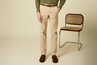 Men's chino trousers Dark Beige - KYRK