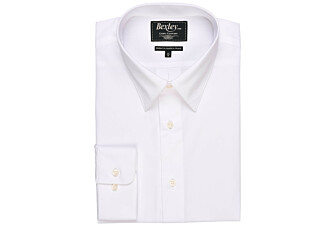 White two ply Cotton shirt - ALBERT CLASSIC
