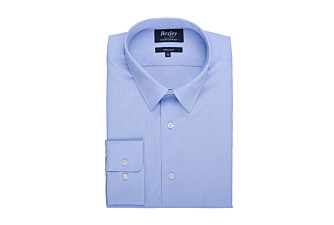 Blue sky two ply Cotton shirt - ALBERT CLASSIC