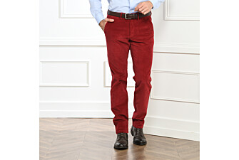 Dark Red Men's corduroy trousers - NORMAN