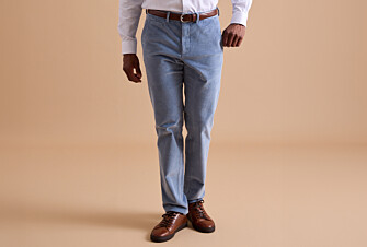 Grey  Blue Men's corduroy chinos - NORMAN