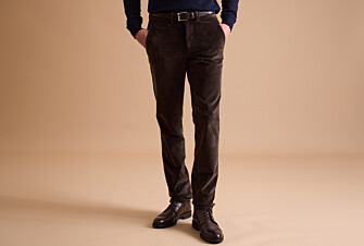 Brown Men's corduroy chinos - NORMAN