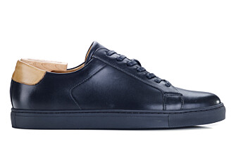 Black Men's leather Trainers - INGLEWOOD
