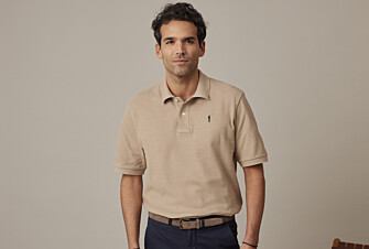 Beige Men's polo shirt - GARETH