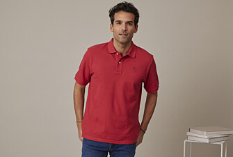 Deep Red Men's polo shirt - GARETH