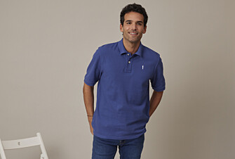 Royal Blue Men's polo shirt - GARETH