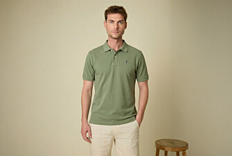 Sage Green Men's polo shirt - GARETH
