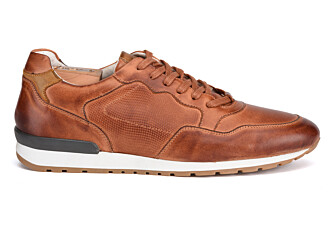 Patina Chestnut leather Trainers - CANBERRA