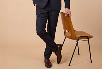 Men's Navy Suit Trousers - LAZARE