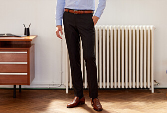 Men's Grey Anthracite Suit Trousers - LAZARE