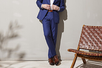 Men's Deep Blue Suit Trousers - LAZARE