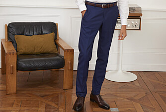 Men's Light Navy blue Suit Trousers - LAZARE