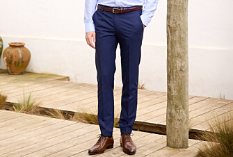 Men's Light Navy blue Suit Trousers - LAZARE
