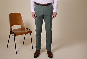 Men's Suit Trousers Linden Green - LAZARE