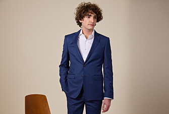 Men's Deep Blue Suit Jacket - LAZARE