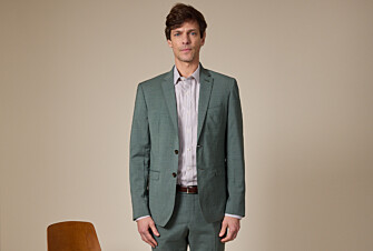 Men's Suit Jacket Linden Green - LAZARE