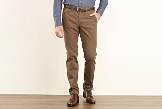 Chocolate Chino trousers for men - NIGEL II