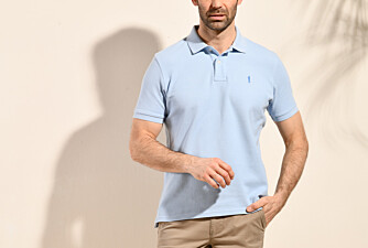 Light Blue Men's polo shirt - ANDY II