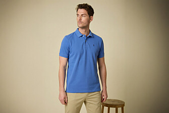 Denim Blue Men's polo shirt - ANDY II
