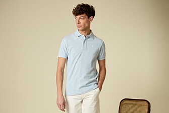 Men’s Polo Shirt - Light Blue Melange - ANDY II