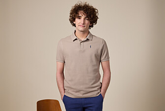 Men’s Polo Shirt Greige - ANDY II
