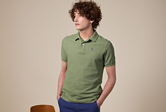 Sage Green Men's polo shirt - ANDY II