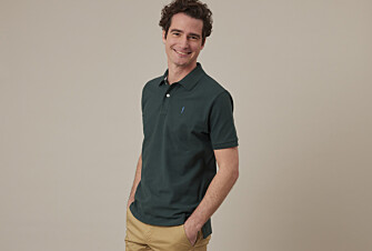 Dark Green Men's polo shirt - ANDY II