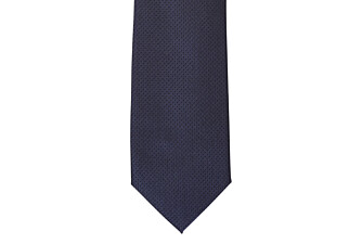 Dotted Silk Tie Petrol blue and navy