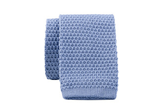 Blue Sky knitted cotton Tie