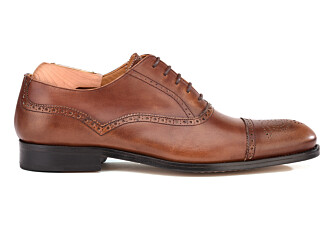 Chestnut Oxford shoes - Leather outsole - HILCOTT