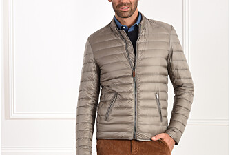 Taupe Lightweight Puffer Jacket - SVEN