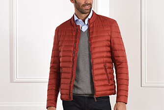 Copper Red Lightweight Puffer Jacket - SVEN