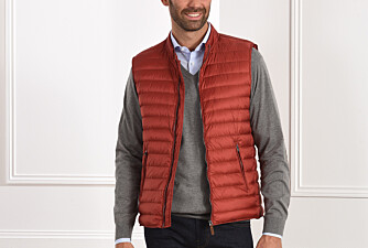 Copper Red Down Gilet - NIELS