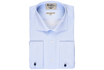 Pale Blue shirt with cufflinks - PAOLO