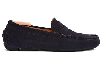 Navy Suede Men's Driving Moccasins - SEACREST II