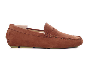 Brick Suede Men's Driving Moccasins - SEACREST II