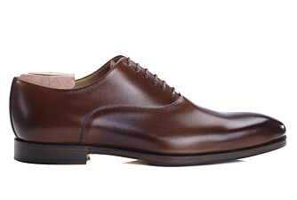 Patina Chestnut Oxford shoes - Rubber pad - TREMEZZO PATIN