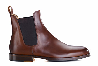 Patina Chestnut Chelsea Boots - FLAGER PATIN