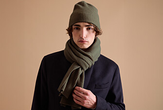 Green Wool Beanie Hat - BENNETH