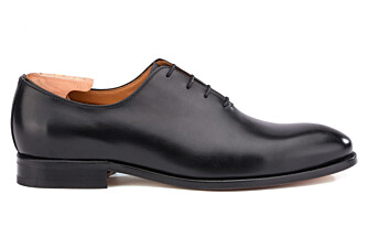 Black Men's Oxford shoes - Leather outsole - BECKINGTON