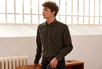 Khaki Corduroy shirt - WAYNE