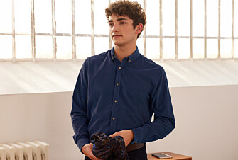 Indigo Corduroy shirt - WAYNE