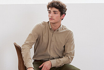 Taupe Clair Corduroy shirt - WAYNE